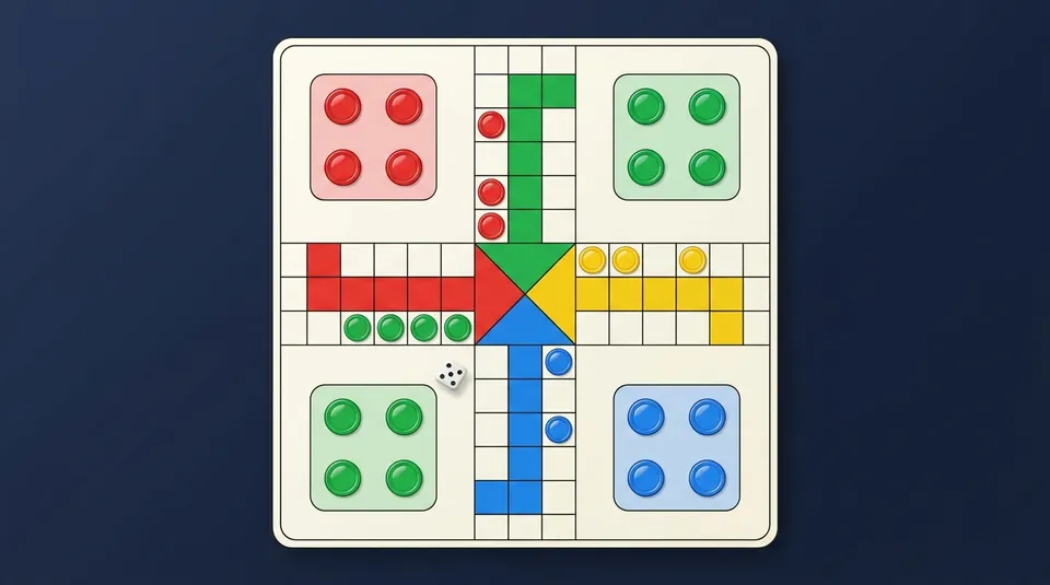 Classic Ludo rules - illustrated Ludo board overview
