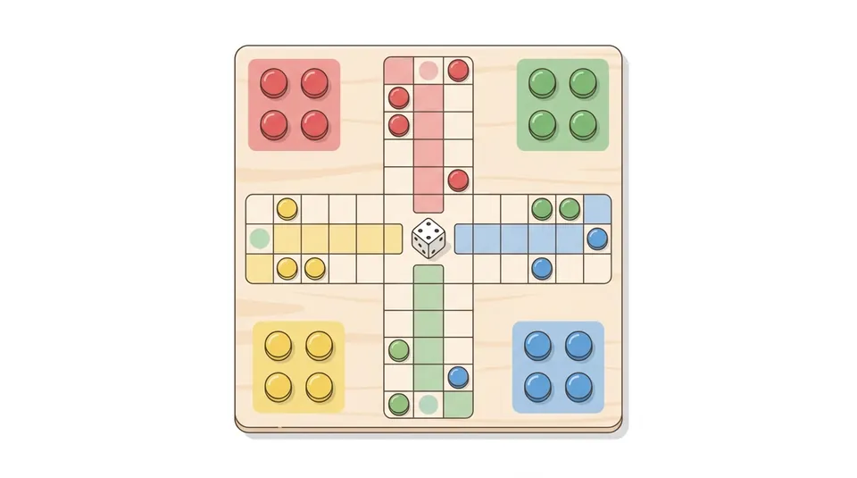 Fia rules - illustrated Ludo board overview