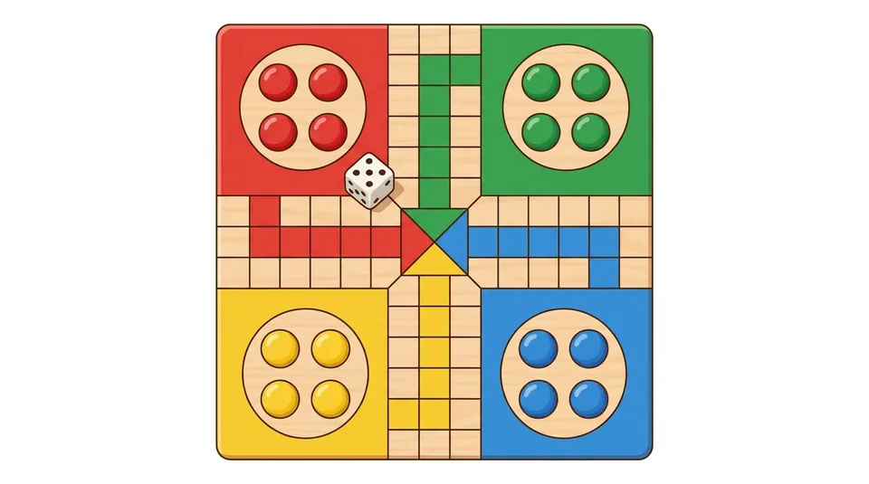 Team Ludo rules - illustrated Ludo board overview